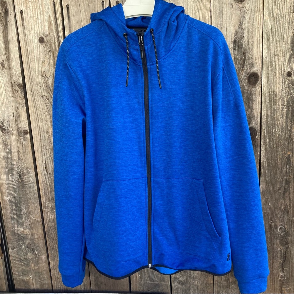 Chrome Industries Blue Bike Bicycle Hoodie Commute Fixie Ride Pedal